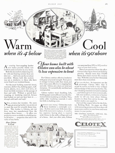 Celotex insulating lumber 1927 - celotex,