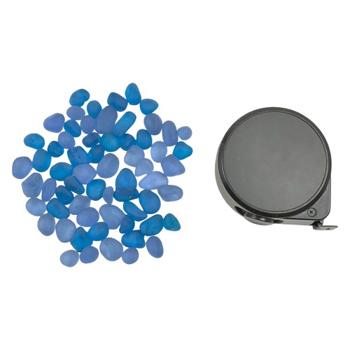 60pcs glass beads sea beach - glass,
