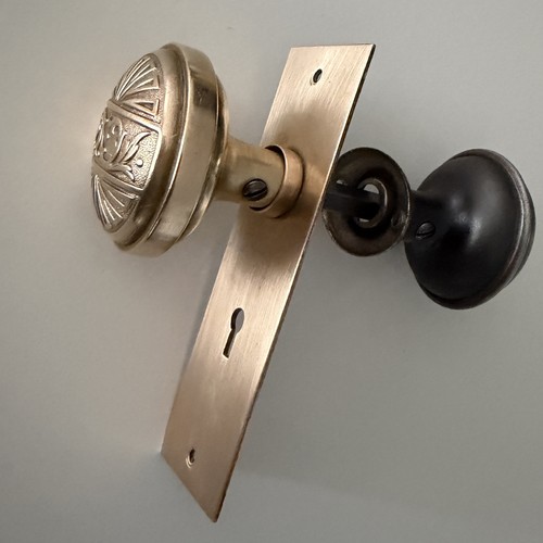 Antique brass steel door - steel,