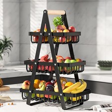 Fruit Stand Fruit Bowl, 3-Tier