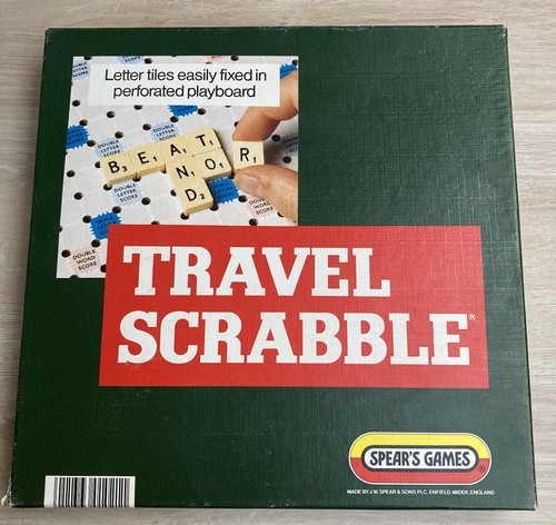 Vintage travel scrabble - vintage,