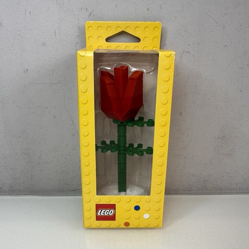 Lego red rose - red, new,