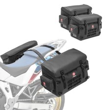 2x PVC panniers + throw over