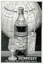 Hennessy cognac brandy advert - cognac,