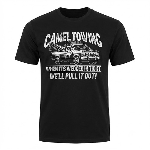 Men funny camel towing - men's,