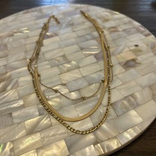 Beautiful Wolf & Badger 3 Layer Chain Necklace  Unwanted Gift