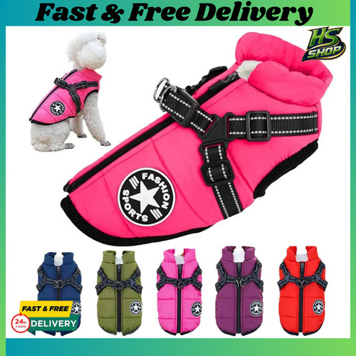 Dog coat waterproof with - coat,