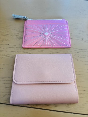 Bundle two pink wallet - two,