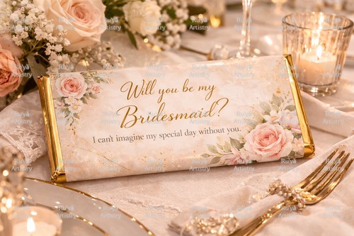 Bridesmaid personalised - bridesmaid,