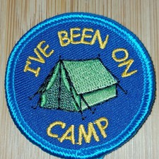 UK Scouting I've Been On Camp Blanket Badge 