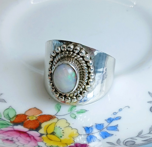 Ethiopian opal 925 sterling - ethiopian,