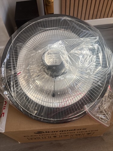 Halogen heater with controller - with,