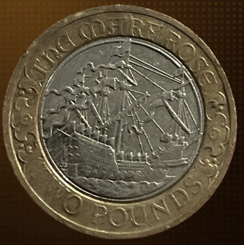 Coin 500th anniversary - £2, coin,