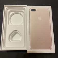 i phone 7 plus 32 gig rose gold package box only and stickers 
