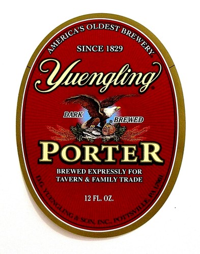Yuengling porter oval beer - porter,