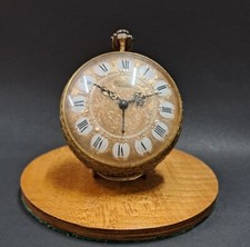 Earnest Borel 8 Day 15 Jewel Desk Alarm Oversize Pocket Watch Spares Repair 