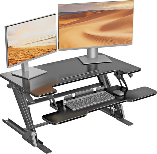 Standing desk converter dual - desk, converter,