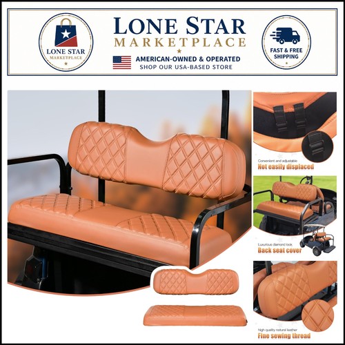 Breathable golf cart rear - cart, seat