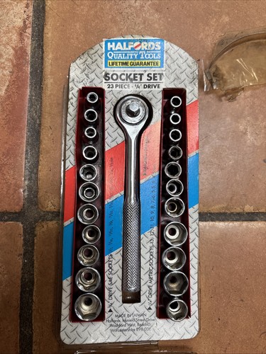 Halfords socket set - halfords, 23