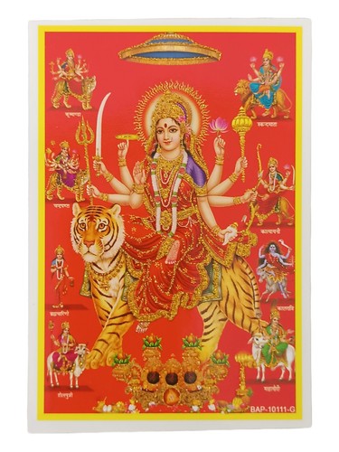 Durga hindu goddess glossy - durga,