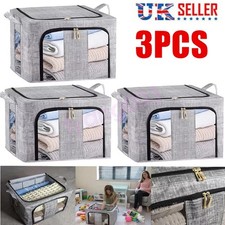 3pcs 66l folding storage - storage, box