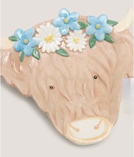 Highland cow tea bag - tea, tray