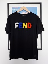 Fendi Men's T-Shirt XXL, Round