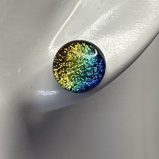 Rainbow Cabochon Dichroic