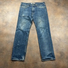 LEVI'S 505 Jeans Blue Mens (37 Inch Waist) (32 Inch Leg) Regular Fit Vintage