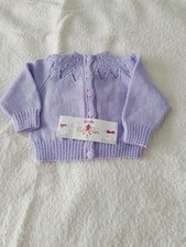Hand Knitted Baby Cardigan 3-6