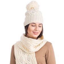 SAOL Knit Pom Pom Hat 100%