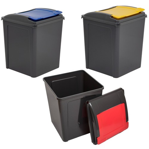 Ltr plastic recycle bin - 50,