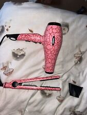 hair dryer and straightener set