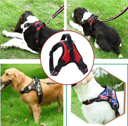 Military tactical dog harness - military,