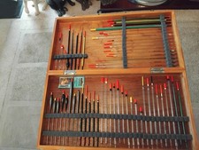 FISHING FLOAT BOX INCLUDING  57 FLOATS IDEAL XMAS PRESENT.