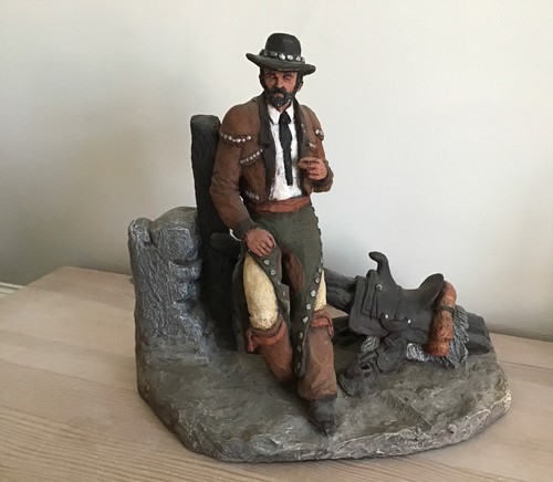 Cowboy statue monfort - statue, figurine