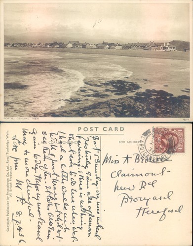 Borth general view - , photochrom