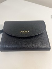 Osprey Black Leather Purse