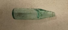 Antique Glass Codd Neck Bottle with Marble Allen & Lloyd Mineral Water Aldershot
