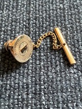 Vintage gold-tone tie tack /