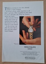 Patek Philippe Geneve Nautilus Watch Original UK Press Advert  1991