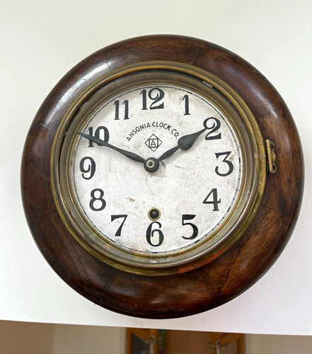 Ansonia antique round wood - ansonia,