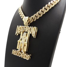 ICED TUPAC DEATH ROW  PENDANT