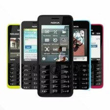 Nokia 301 3G Original Unlocked 3MP 2.4' Single Sim Card Mobile Phones