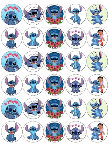 Lilo and stitch edible - stitch, cupcake