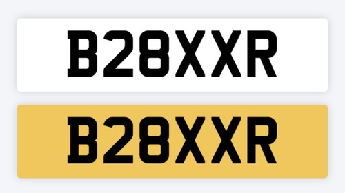 Boxer private number plate - boxer,