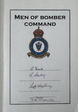 Battlefields of WWII Book with Signatures 4 RAF Bomber Command Veterans & Author