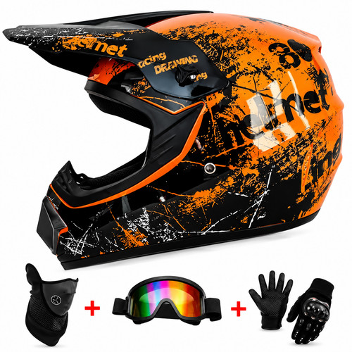 Youth kids motocross helmet - youth,