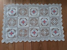 Vintage White  Embroidered