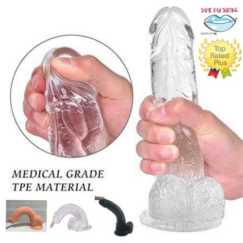 Realistic dildo silicone - dildo, 7"